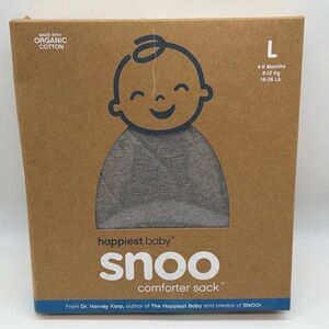 Happiest Baby SNOO Comforter Sleep Sack Gray Size Large 4-6 Months